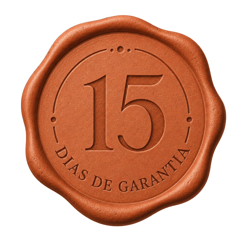 Selo: 15 dias de garantia incondicional